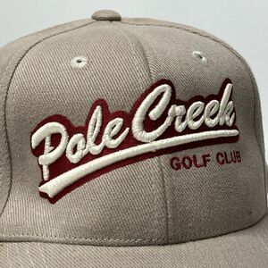 Pole Creek Golf Club Colorado Golf Cap Hat Embroidered One Size FlexSeam